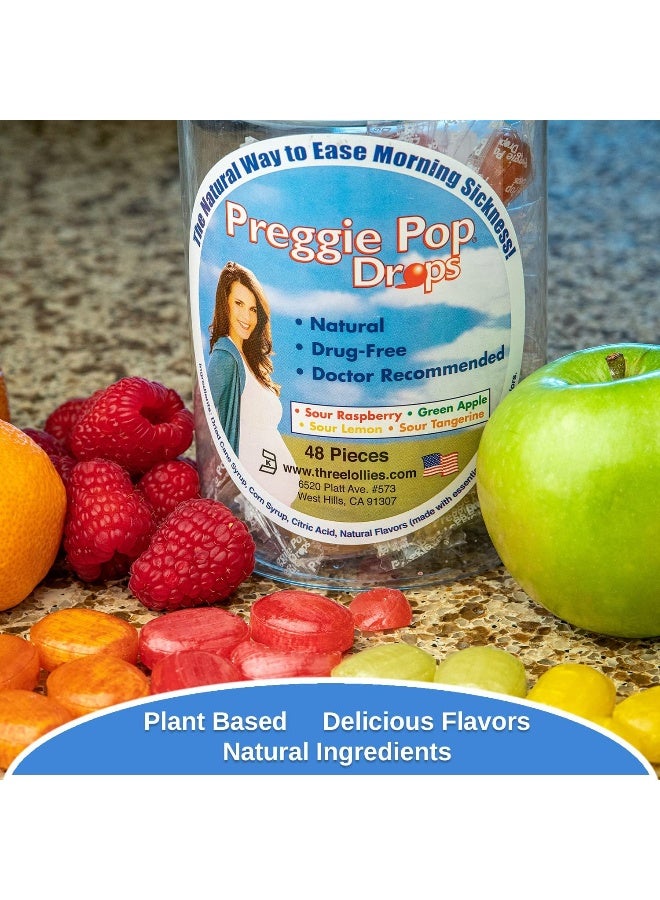 Preggie Pop Drops Three Lollies Value Preggie Pop Drops Assorted for Morning Sickness Relief, 48 Count - Image 5